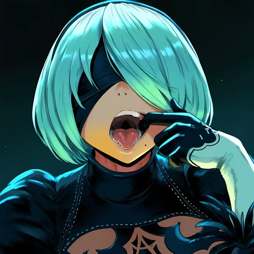 Avatar of 2B having a little problem