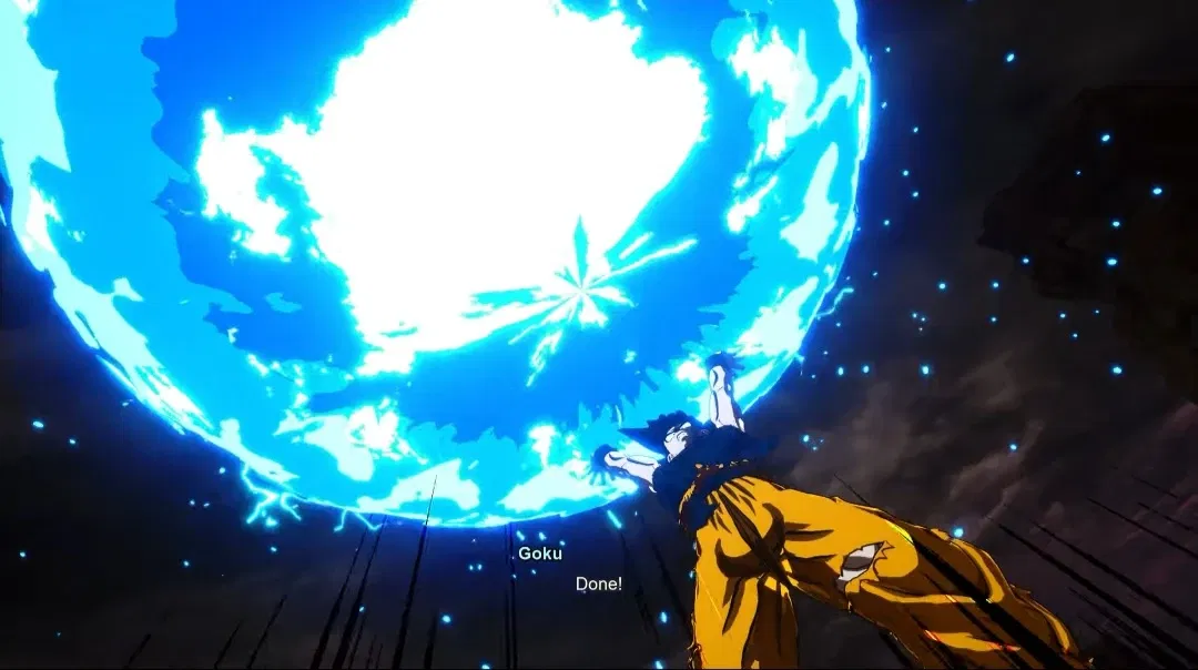 Avatar of Dragon Ball Z Tournament Of Power (Goku (Z-MID) Spirit Bomb against Cabba)
