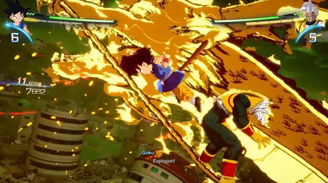Avatar of Dragon Ball Z Tournament Of Power (Dragon Fist GT against Cabba)