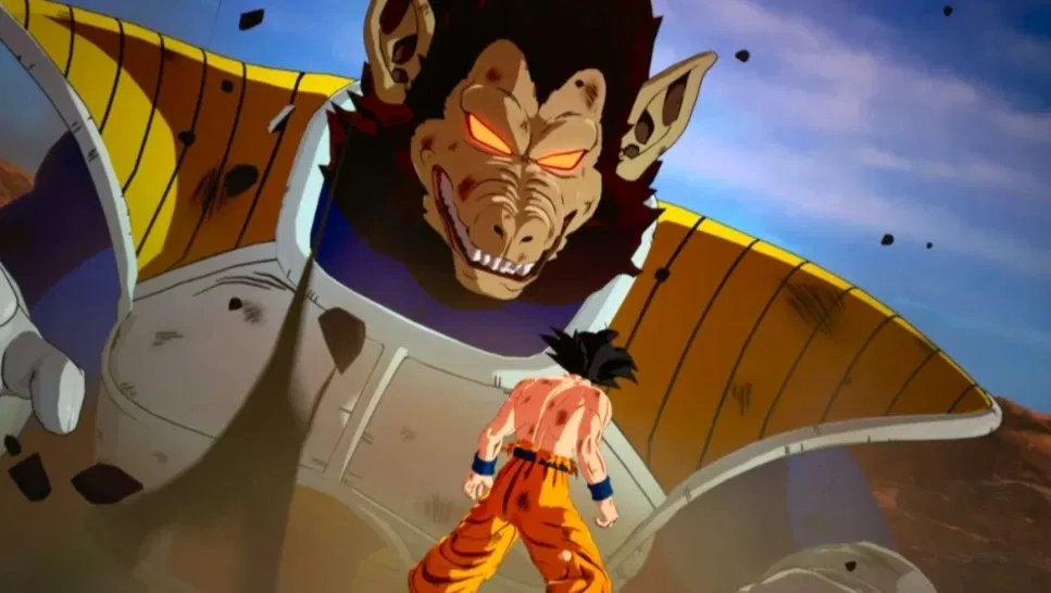 Avatar of Dragon Ball Z Tournament Of Power going Great Ape against Cabba