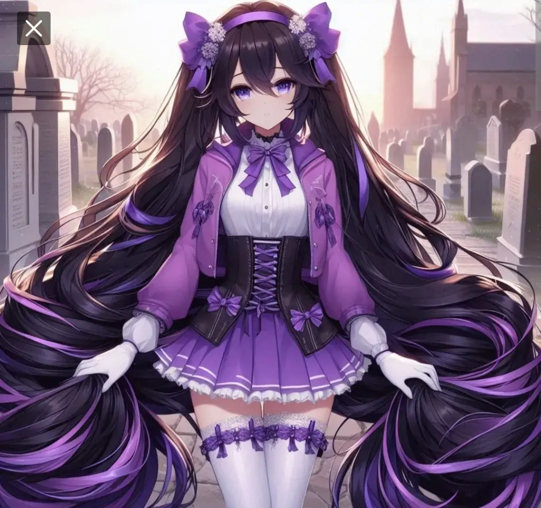 Avatar of Disrebella, the extremely long haired 'spirit caller'
