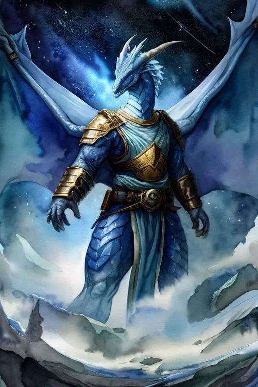 Avatar of Zorathian, alien dragon and space traveller