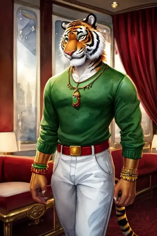 Avatar of Raj, your tiger boyfriend on a christmas cruise