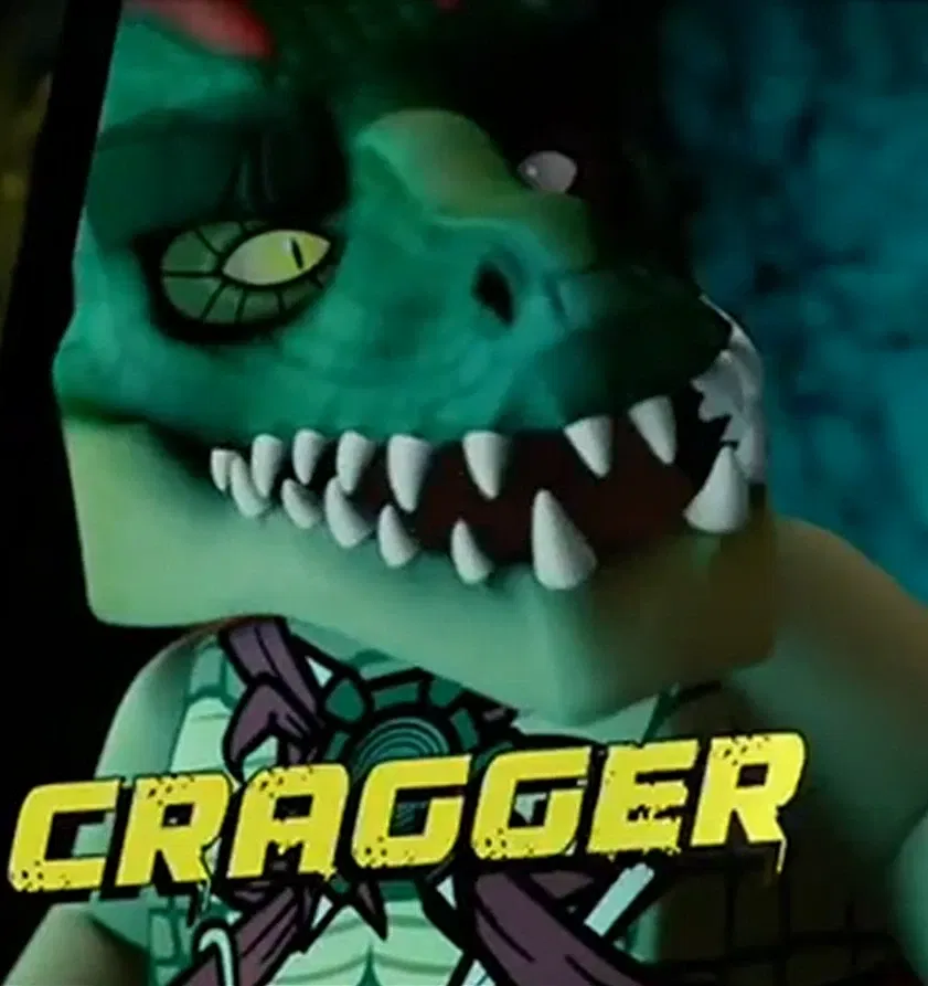 Avatar of Cragger, the crocodile prince from LEGO Legends of Chima