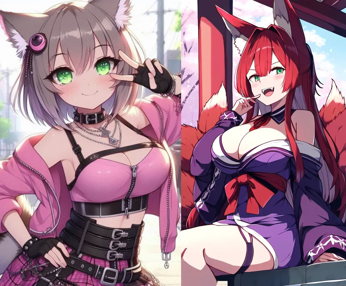 Avatar of Michiko and Natsuki - Kitsune vs Tanuki