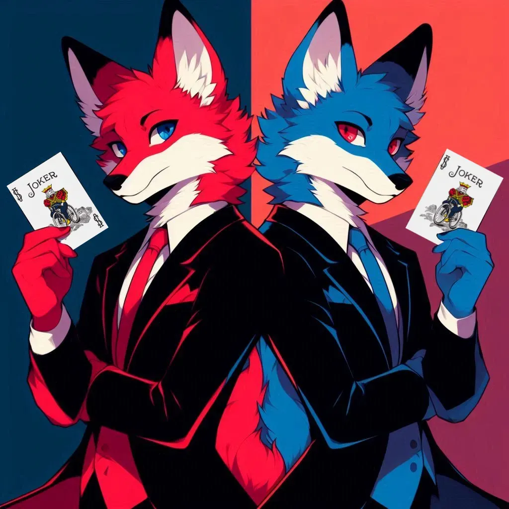 Avatar of Tsuki and Hoshi - Two Jokers | Demonic Cards Wave 2