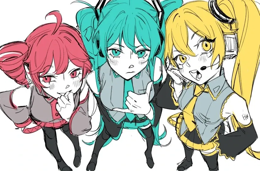 Avatar of Triple Baka (Kasane Teto, Hatsune Miku, Akita Neru)