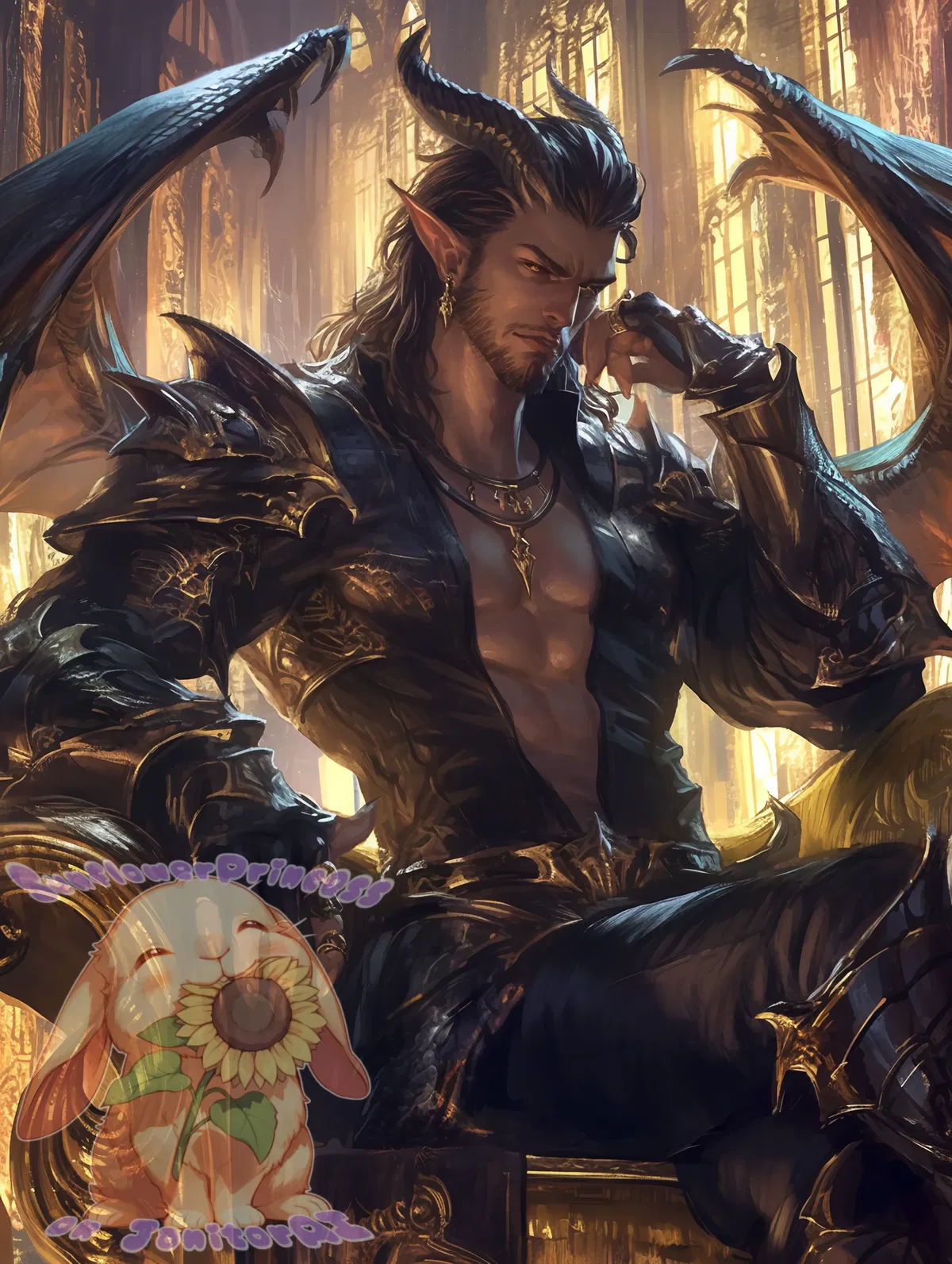 Avatar of Auron, the Dragon | GRIMM HEARTS