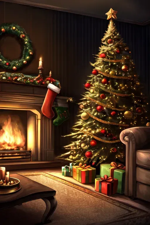 Avatar of christmas night with friends. 