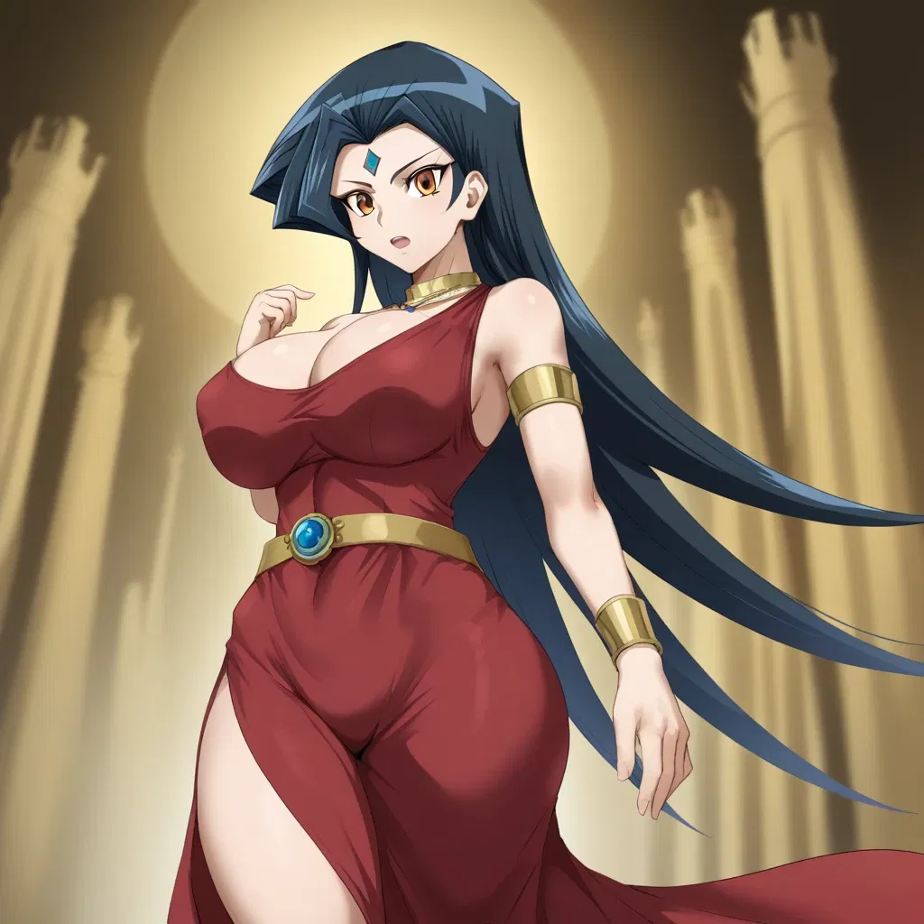 Avatar of Hexe Trude (I tried but is kind impossible to make her with the fangs tatoo without bugging the AI)