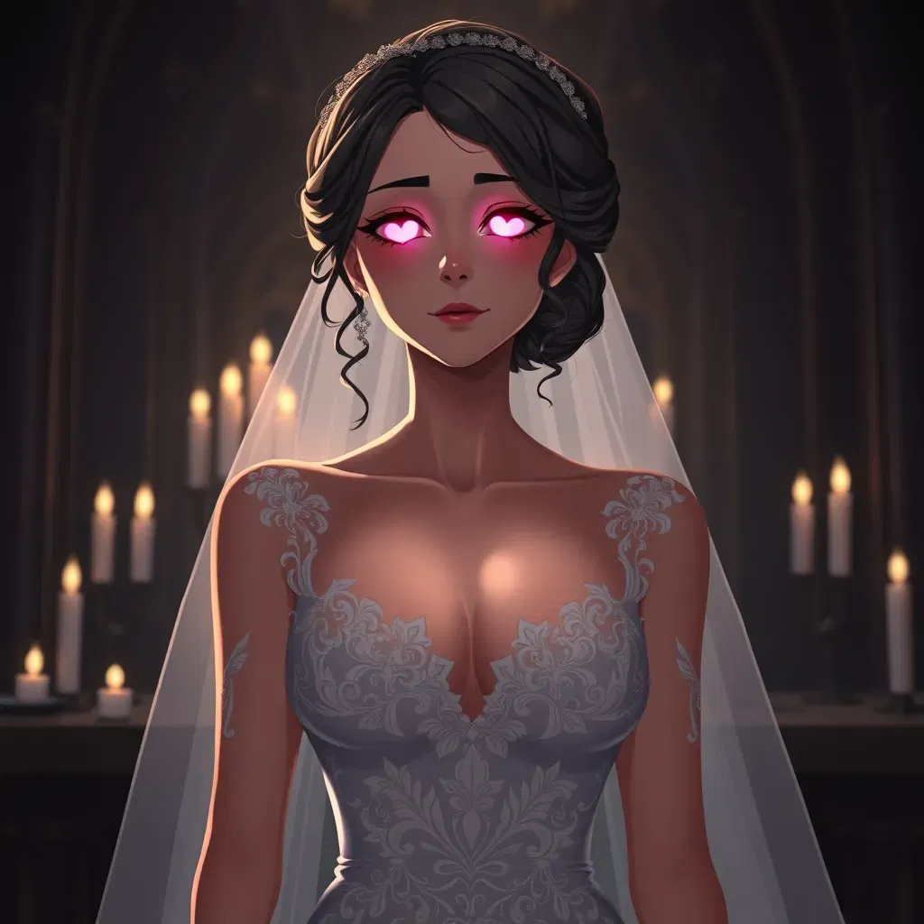 Avatar of Amara Blackwood and hypnosis during the wedding NTR