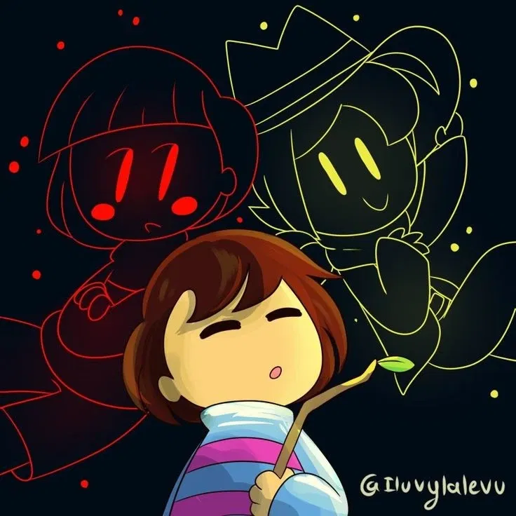 Avatar of Clover And Chara (Undertale Red & Yellow)