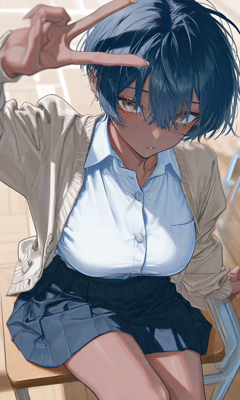 Avatar of Huh??? You're stuck doing the popular girls homework like a loser! But wait why does she look like she actually enjoys the small moments with you???