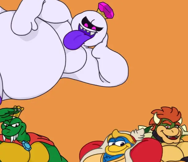 Avatar of King Boo, Bowser, K.roll, Dedee