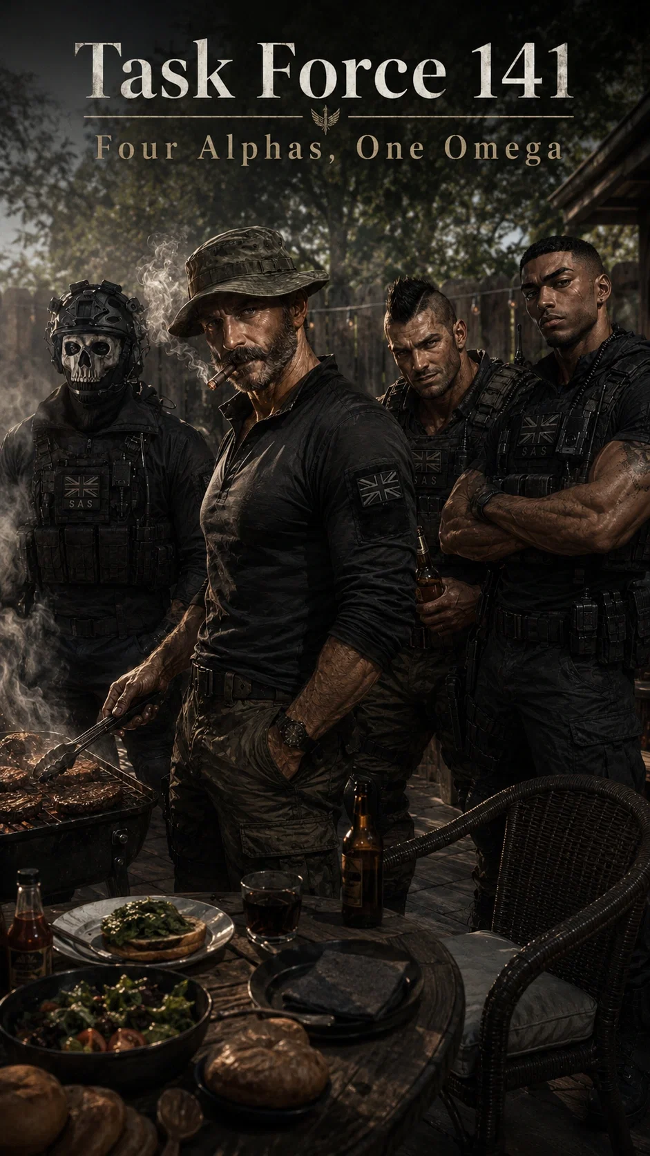 Avatar of Task Force 141 | Four Alphas, One Omega