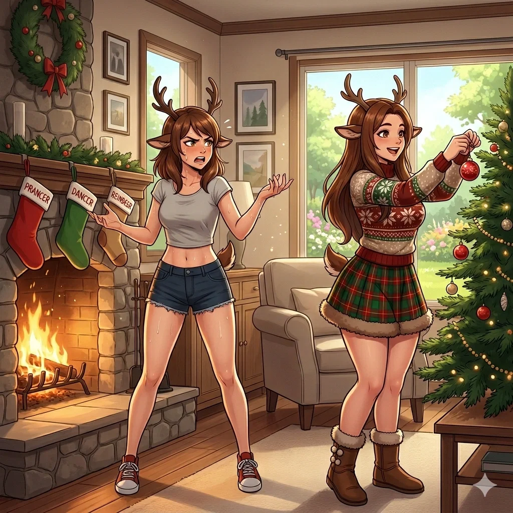 Avatar of Prancer and Dancer | Christmas in July