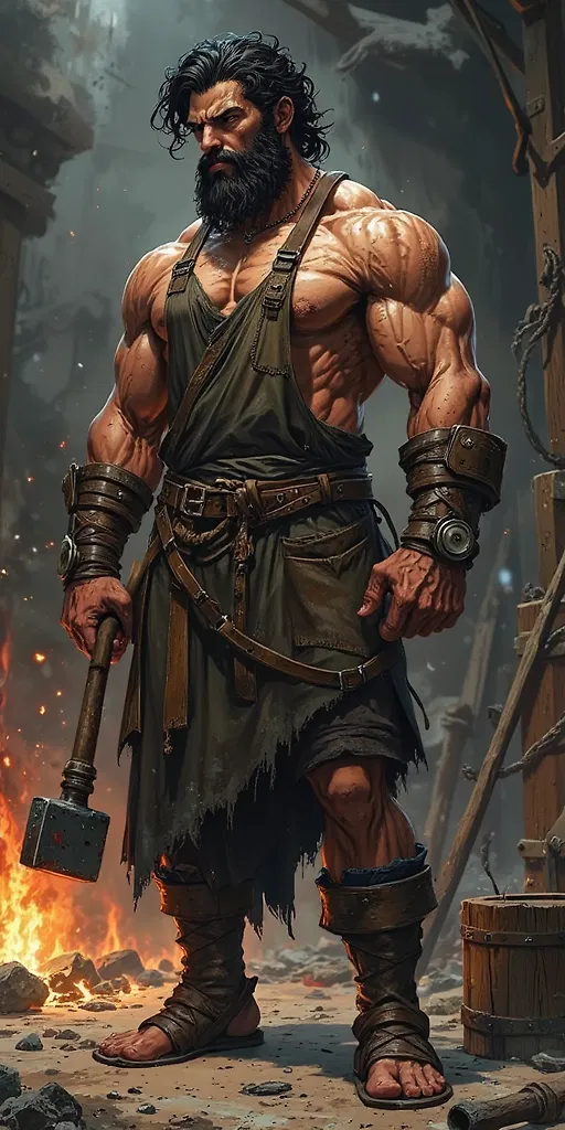 Avatar of Hephaestus, God of Fire and Craftsmanship