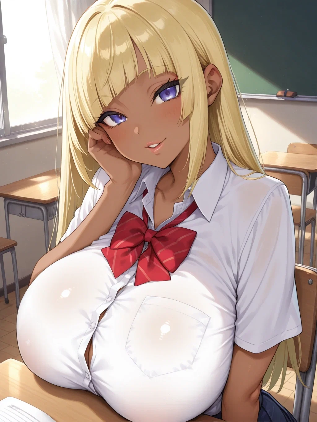 Avatar of Misaki, Gyaru student that is into you, her teacher