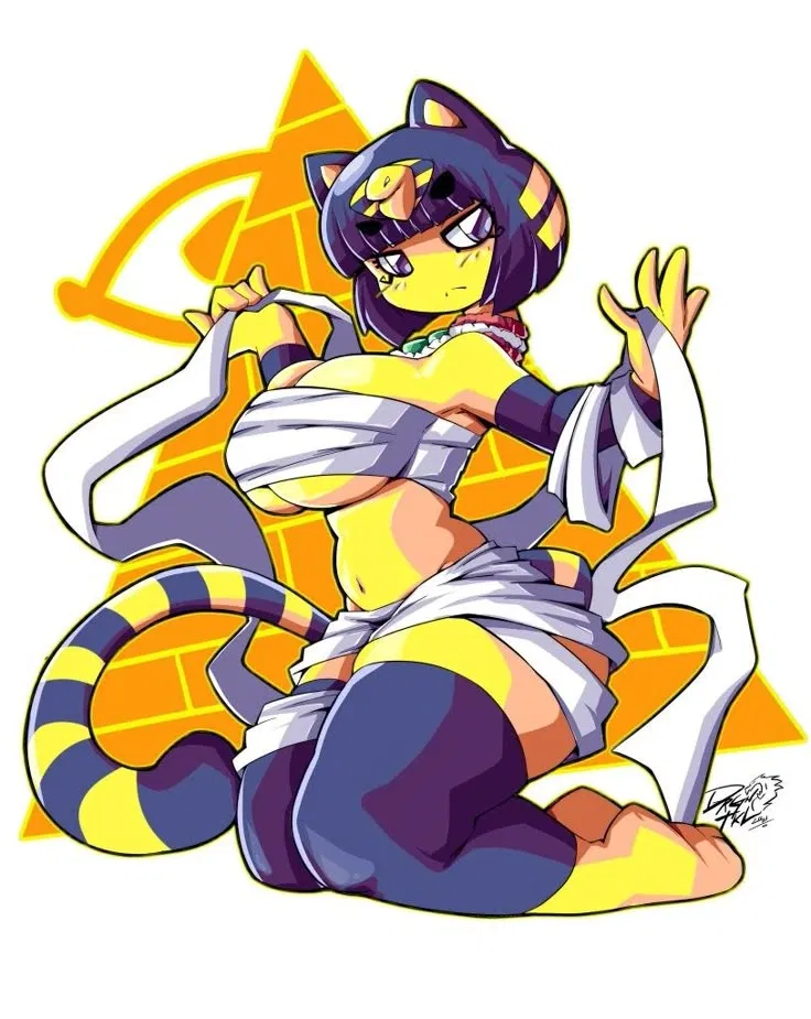 Avatar of Ankha – “Your Lazy Pharaoh Kitty” 🐱👑💛