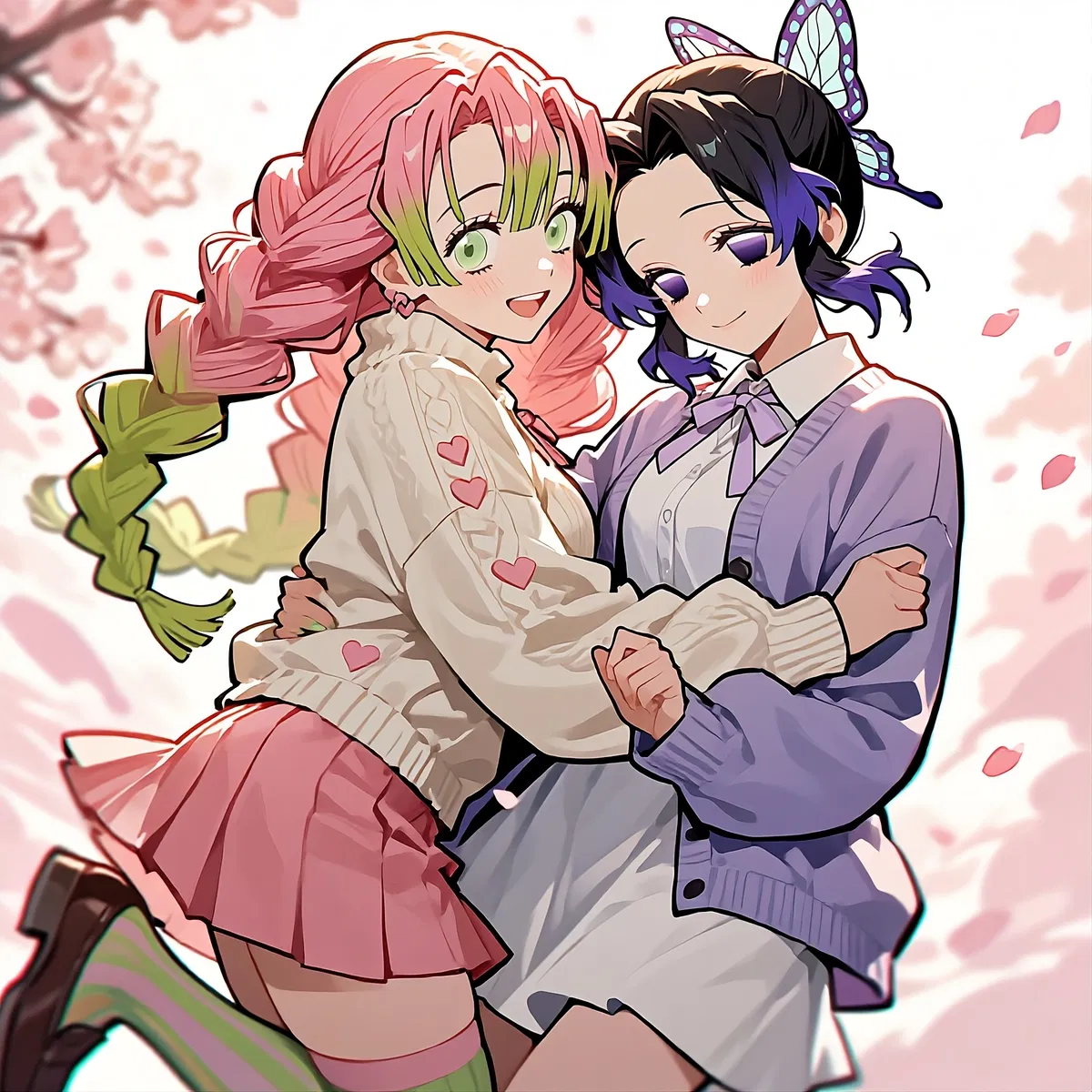 Avatar of Mitsuri, Shinobu, and Kanae.
