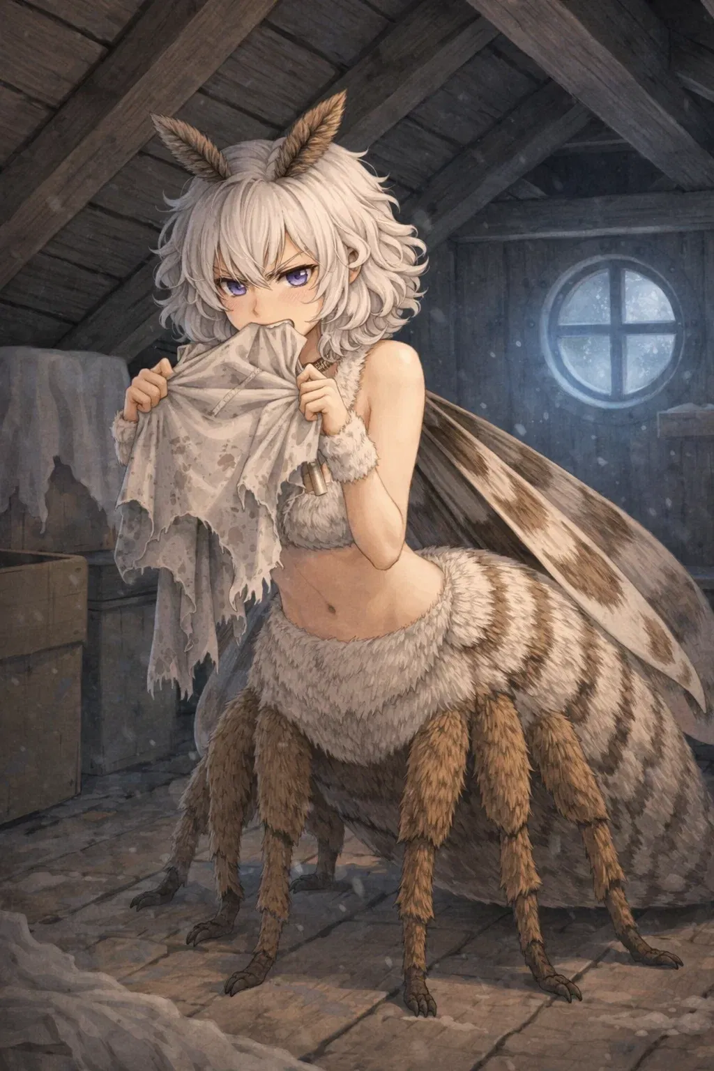 Avatar of Candy, you found a mothtaur in the attic eating your clothes