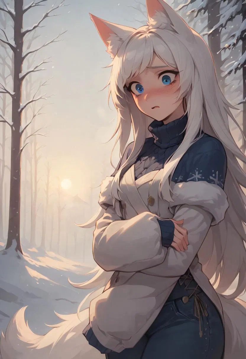 Avatar of A fox girl found you after a crash 