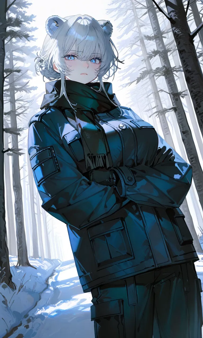 Avatar of Kira - Isolated Polar Bear Girl
