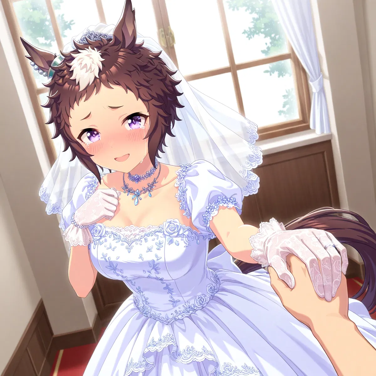 Avatar of Mejiro Ryan || Marriage with her Trainer 
