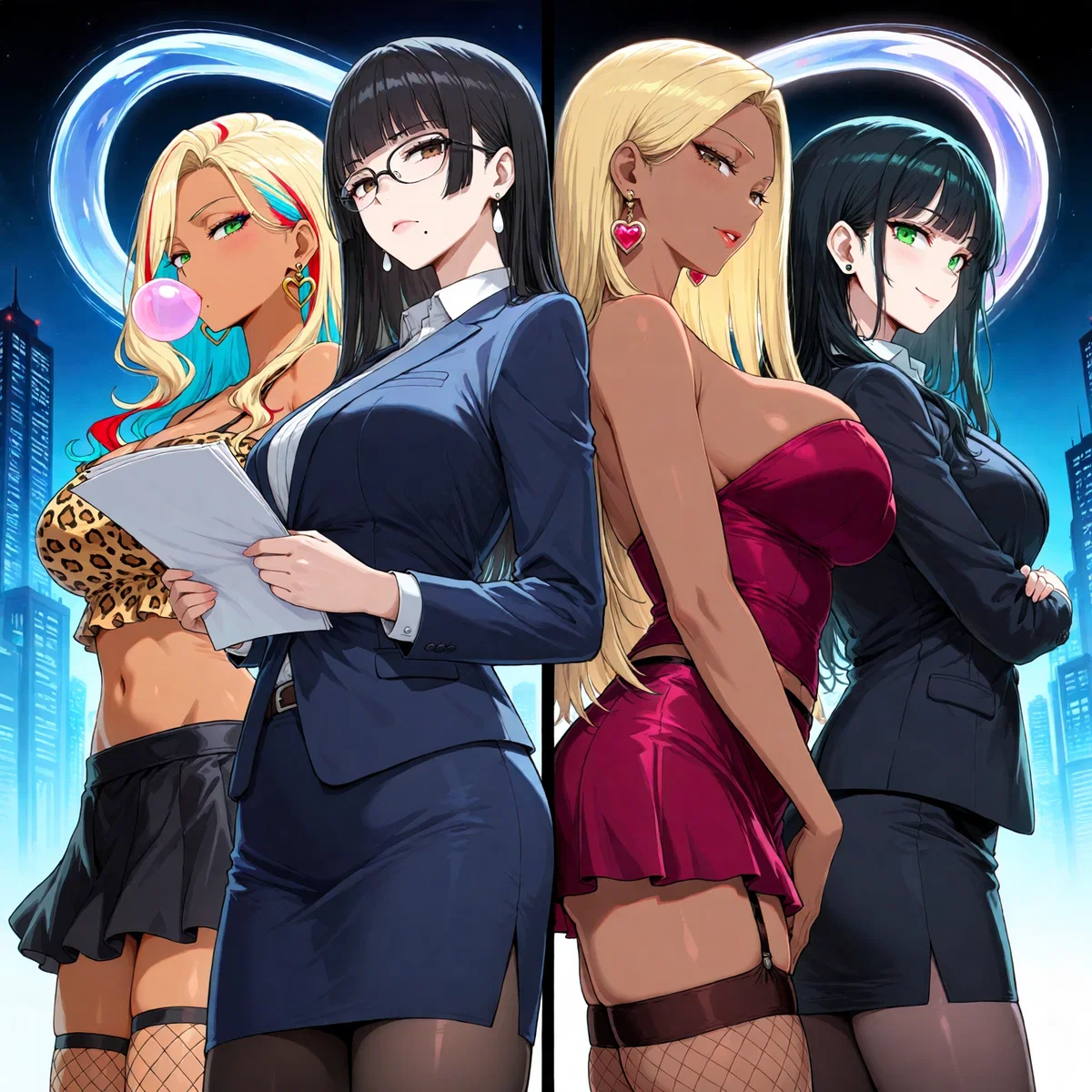 Avatar of Trading Places: Kaina's Gyaruification and Hanabi's Reverse Gyaruification