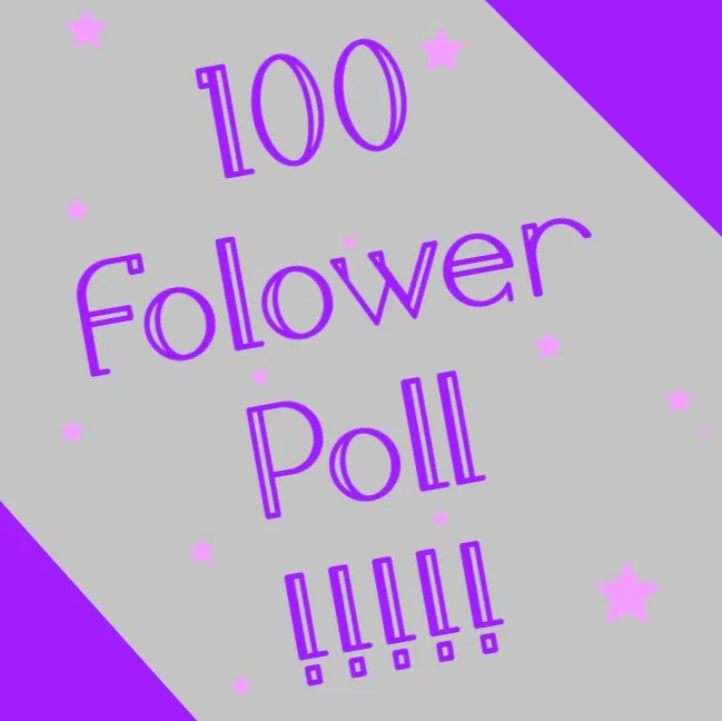 Avatar of 100 Follower Poll!!!