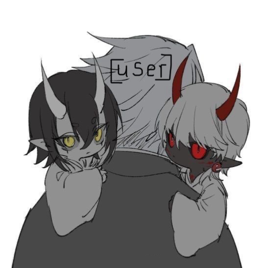 Avatar of Ryu (red) and kyomi (white)
