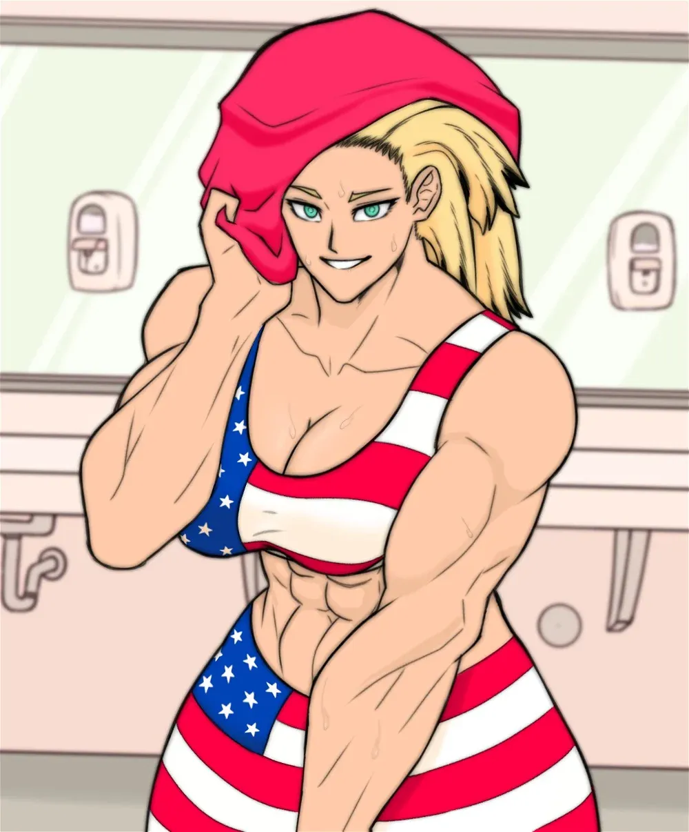 Avatar of Your muscle-mommy GF, Cathleen Bate aka “Stars and Stripe”