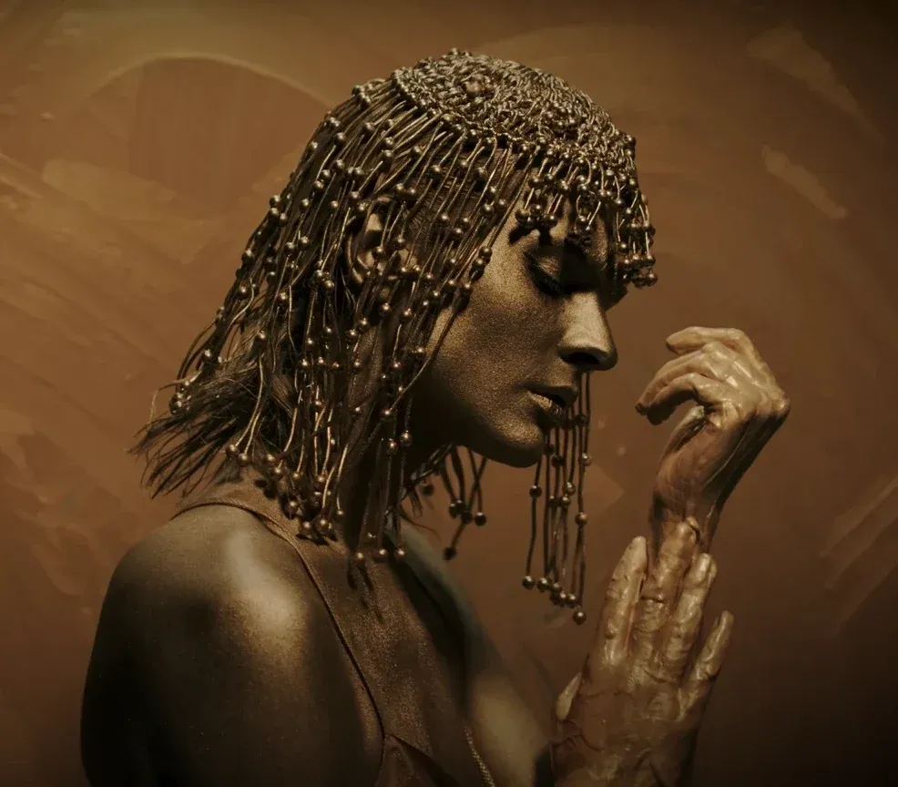 Avatar of Gold Covered Woman 