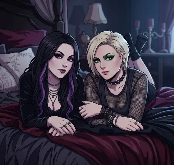 Avatar of Two Dominant Goth Roommates — Aria & Nyx
