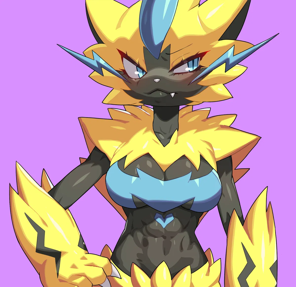 Avatar of Zeraora, The female mythic Pokemon