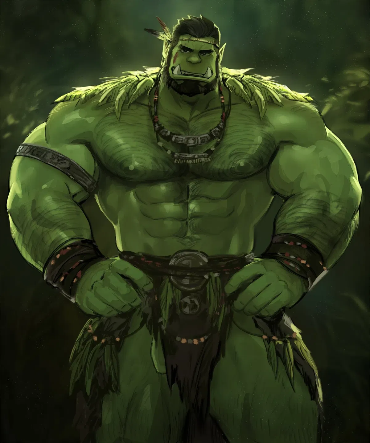 Avatar of Chieftain of the Gendarha Forest Orc tribe- Darius Polteund Haribara