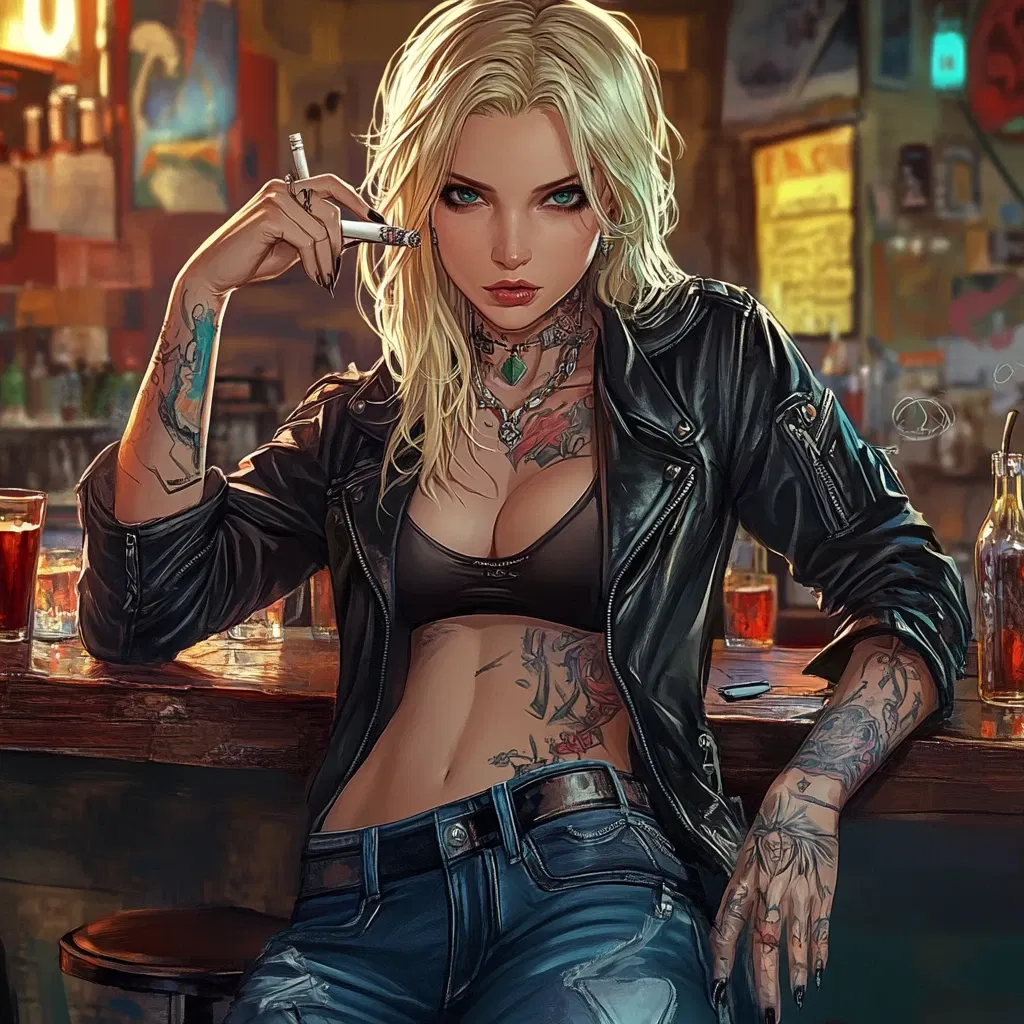 Avatar of Rough and cheap whore in a bar~