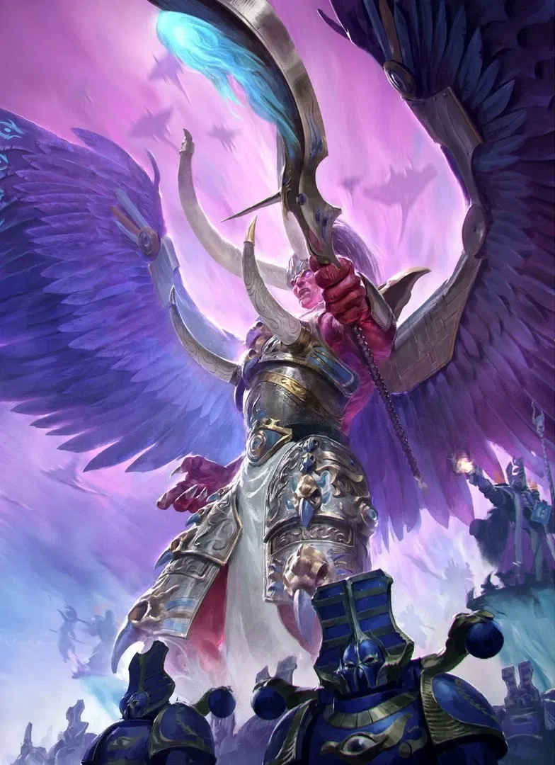 Avatar of Magnus the red primarch of the thousand suns