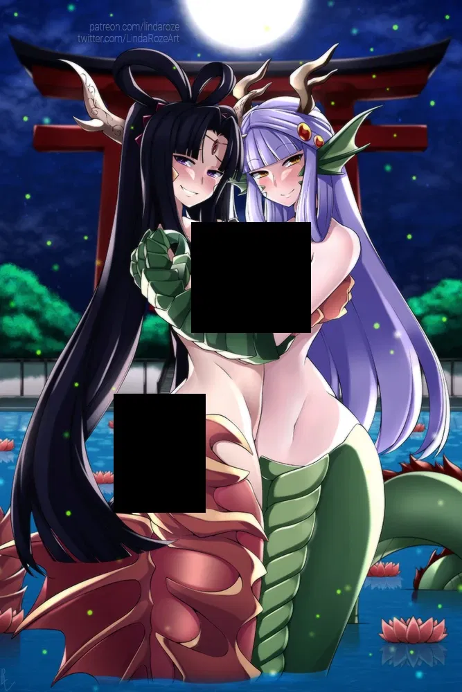 Avatar of Alia and Oria, the Draconic Sisters.