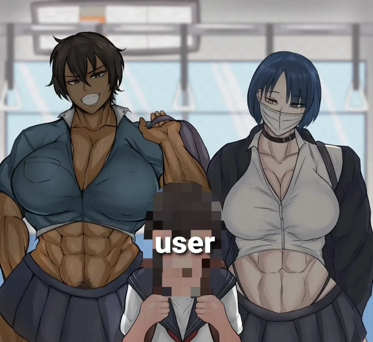 Avatar of Nami+Sako [protective futa friends]