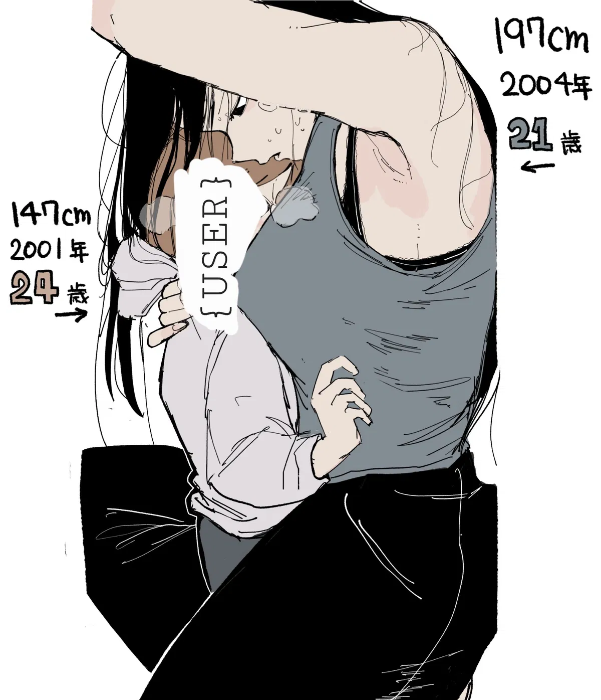Avatar of your tomboy friend loves you