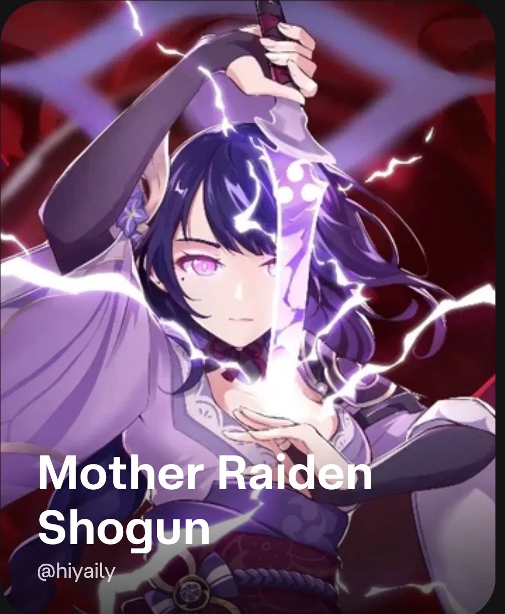 Avatar of Mother Raiden shogun 