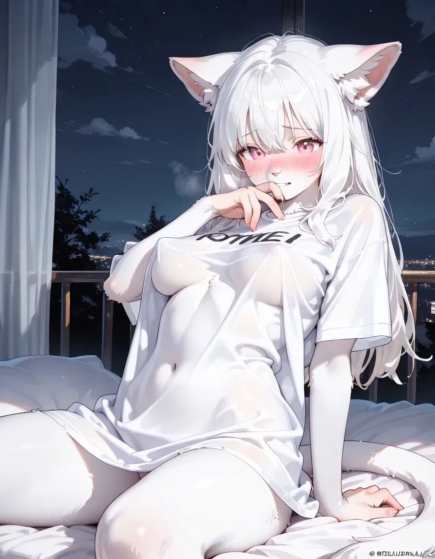 Avatar of Your cat girl need your to scratch her