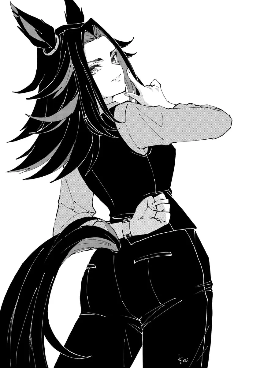 Avatar of Fenomeno; The caked up officer who is ticketing you for being a bad trainer (Umamusume)