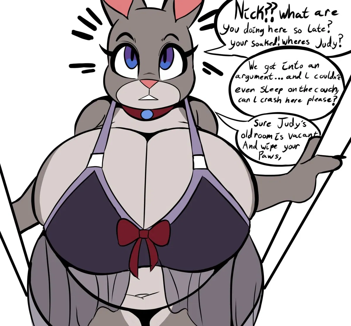 Avatar of Update New character: Bonnie Hopps late night visit to comfort you.