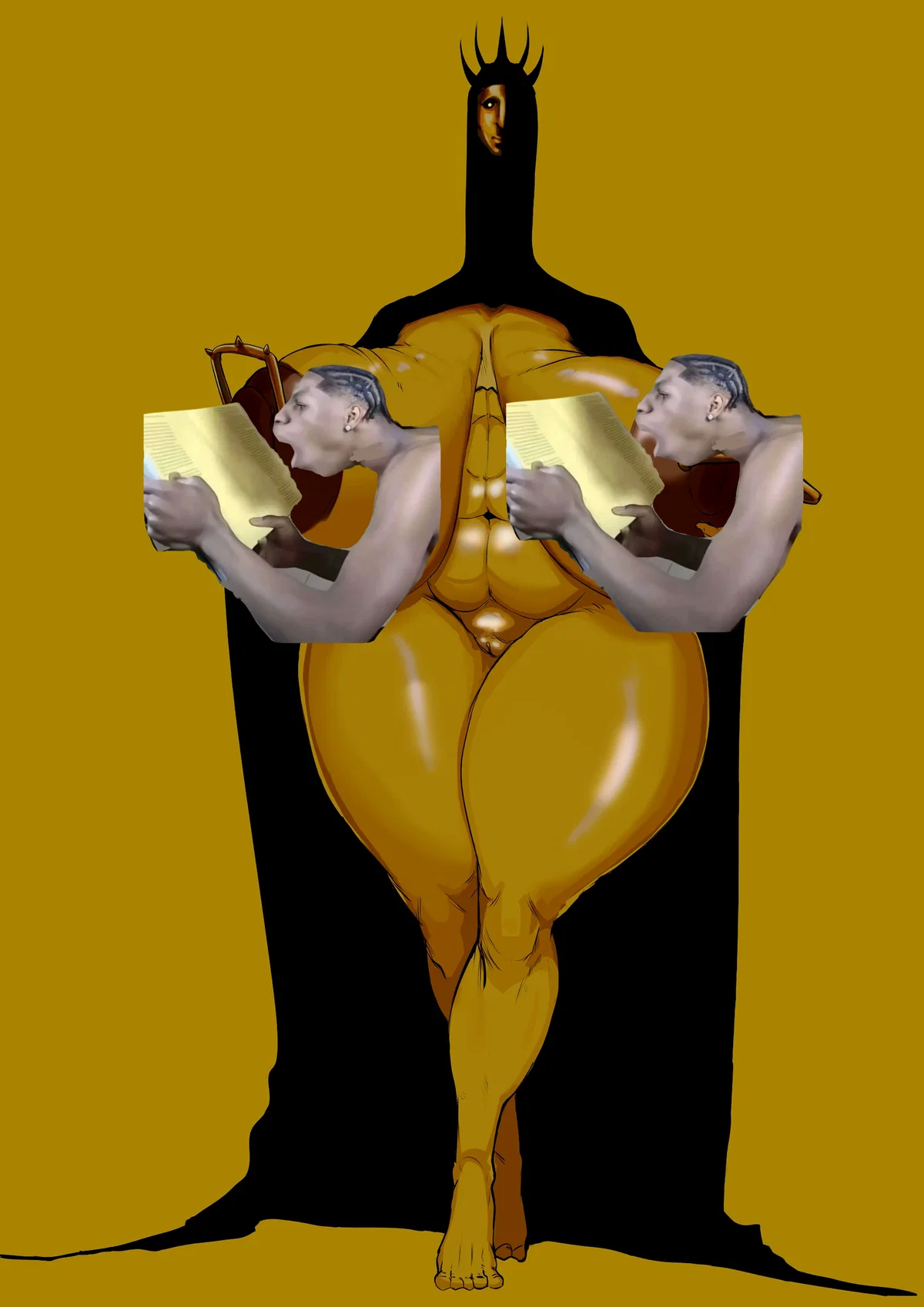 Avatar of The Queen in Yellow, She's bored with the humans who summon her, she actually wants a simp