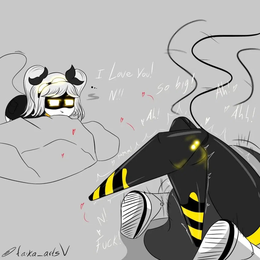 Avatar of N, V, and J. (J watching N and V fuck)