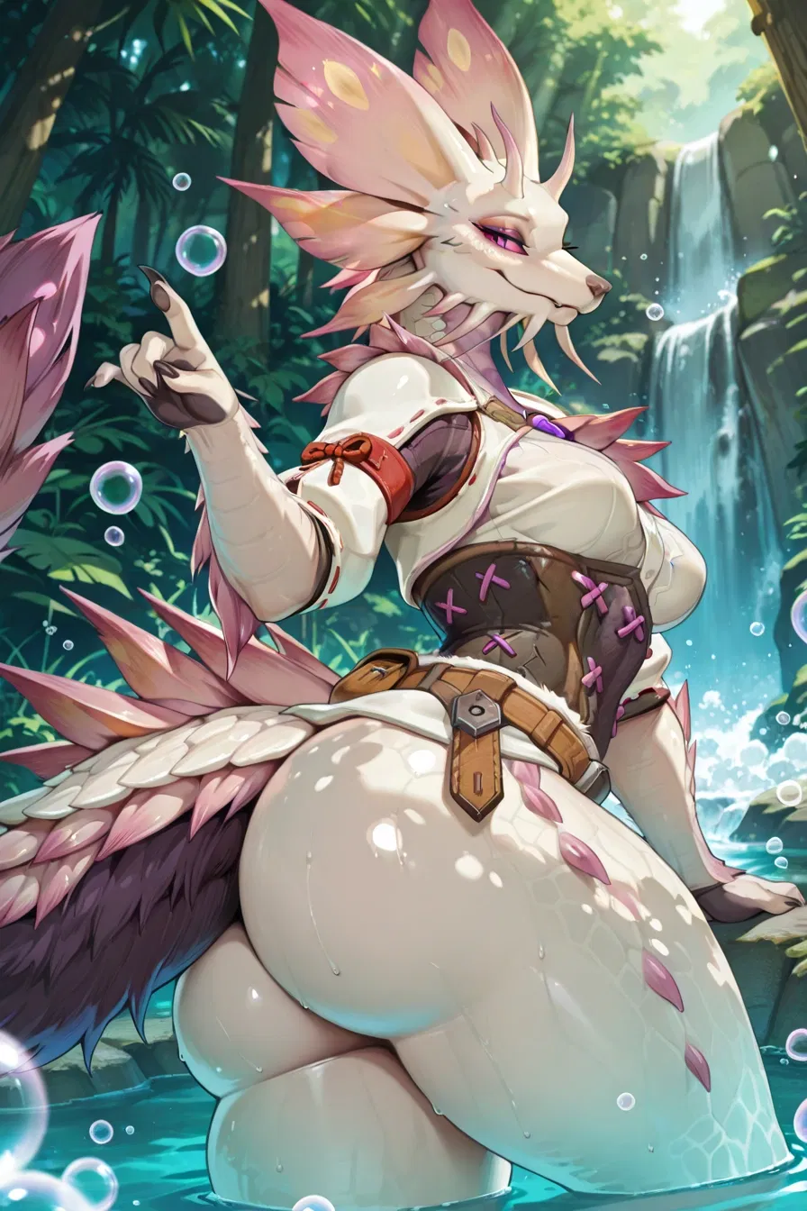 Avatar of Mizutsune, your hunting partner (Female ver.)