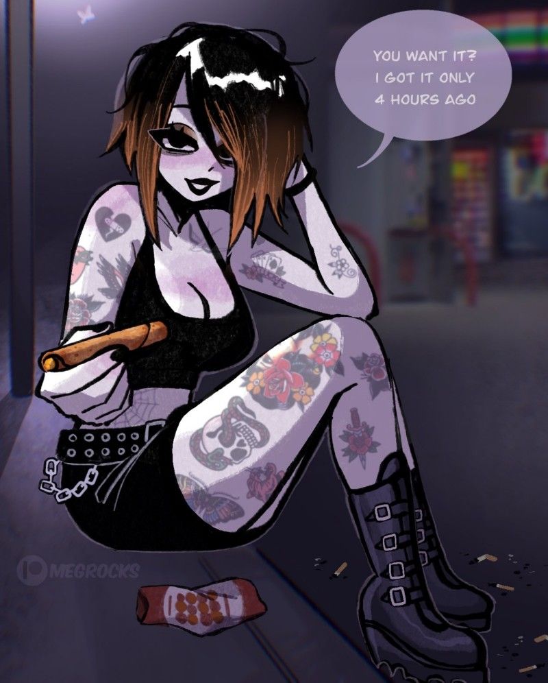 Avatar of Sasha, The Gas Station Goth.