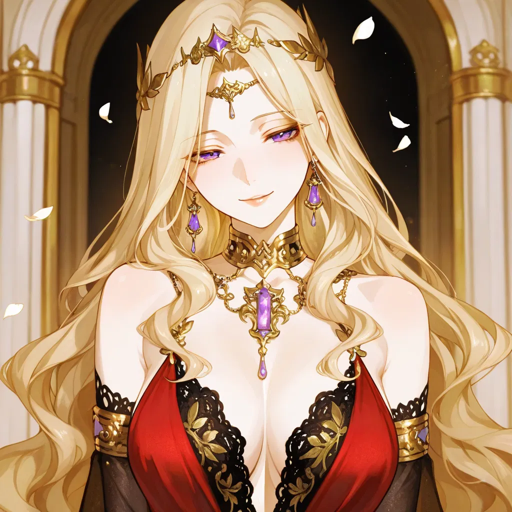 Avatar of the goddess of stars crashes in to your castle